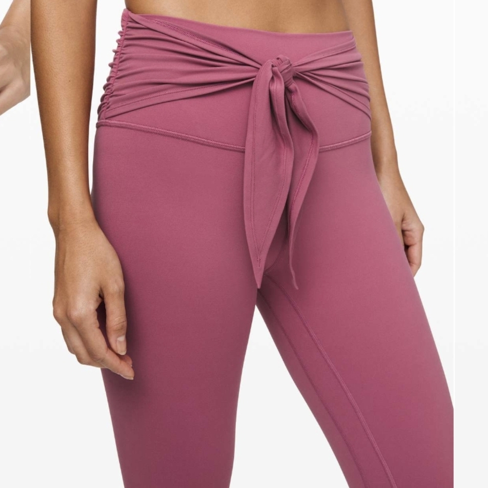 Lululemon Align Pant 28" *Wrap Waist Moss Rose 6
